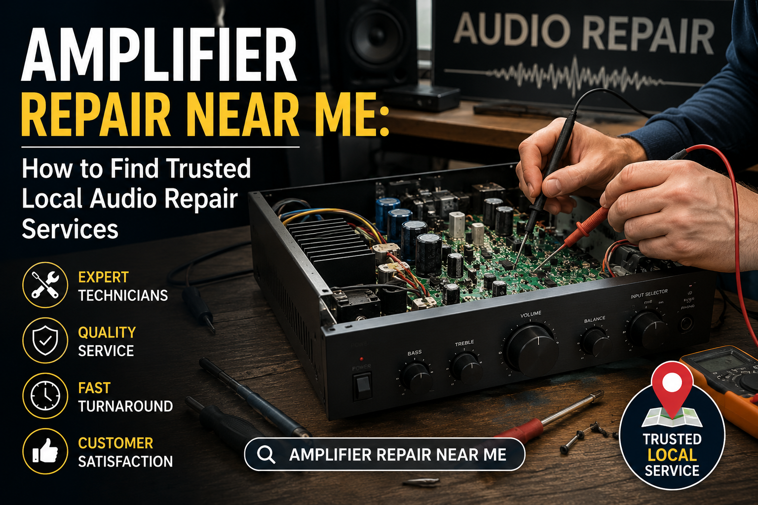 Amplifier Repair Near Me: How to Find Trusted Local Audio Repair Services