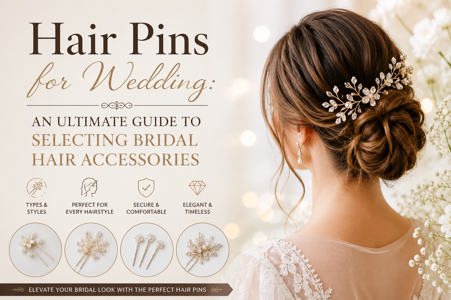 Hair Pins for Wedding: An Ultimate Guide to Selecting Bridal Hair Accessories
