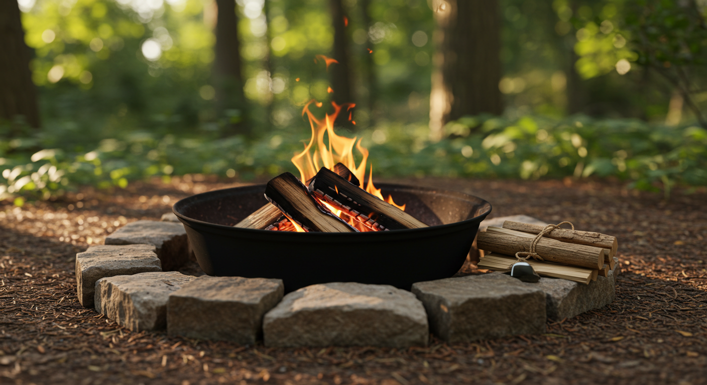 how to build a campfire