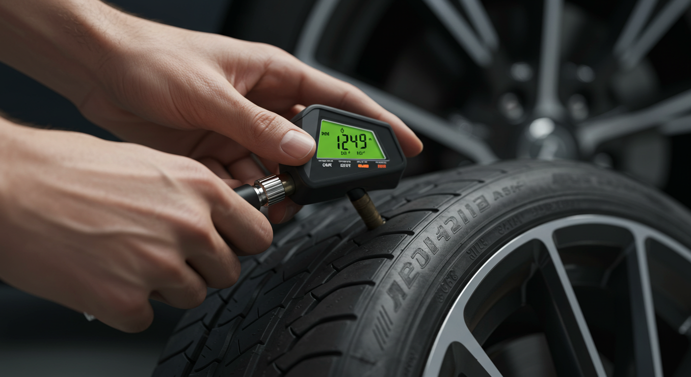 how to check tire pressure